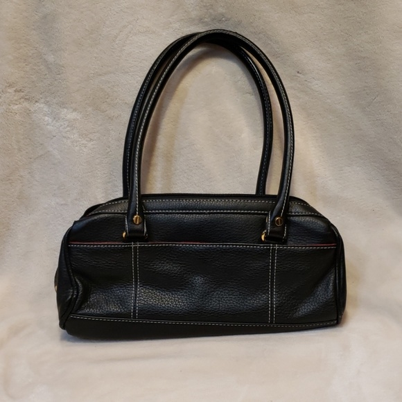 Isaac Mizrahi Black Handbag - Picture 2 of 8